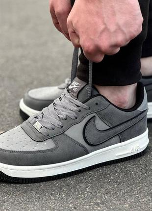 Кроссовки кроссовки кроссовки кроссовки nike air force 1 gray кроссовки найм эр форс форсы форсы эир серые серые7 фото