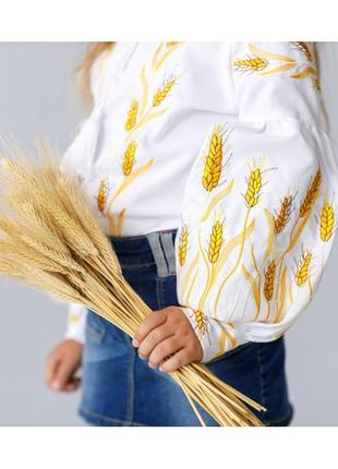 Вышиванка для девочки костяшки