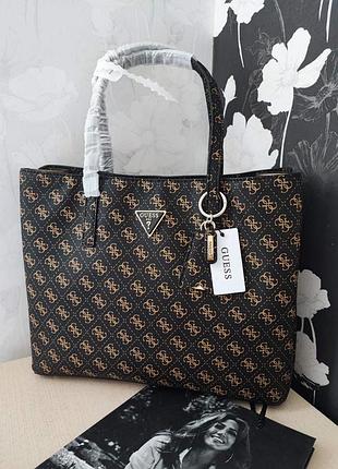 Сумка шоппер guess meridian quattro оригнал