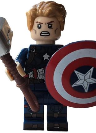 Мини-фигурка лего марвел капитан америка lego marvel captain america
