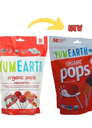 Yumearth, органические леденцы, ассорти вкусов, 50 леденцов, 310 г (10,9 унции)