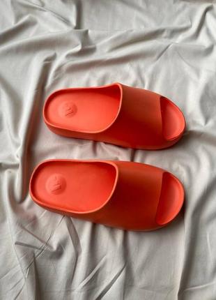 Женские шлепанцы оранжевый CAMPUS adidas yeezy slide «orange’5 фото