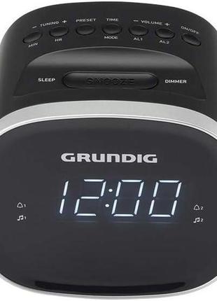 Будильник grundig sonoclock 2000 с fm-тюнером черный