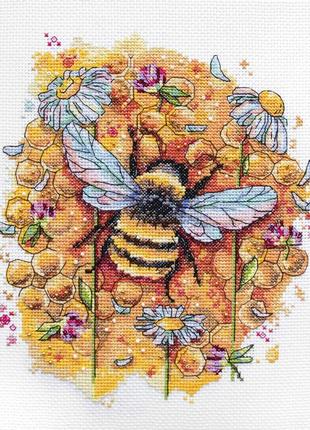 Набір для вишивання хрестиком "різнотрав'я" ah-086 25х20 см