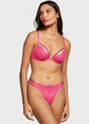 Розкішний комплект мереживної білизни victoria's secret вікторія сікрет оригінал