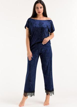 Жіноча піжама штани та футболка