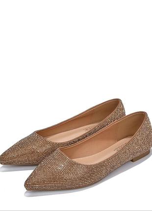 ❗sale❗сріблясті блискучі балетки лофери 42 розмір