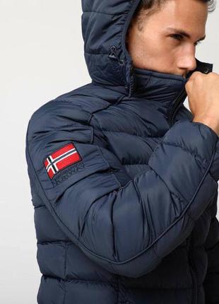 Оригинальный мужской пуховик geographical norway
