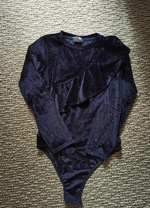 Велюровое боди