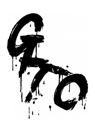 Наклейка на авто / мото / витрину на стекло кузов " аниме - онидзука - лого - onizuka " любой цвет