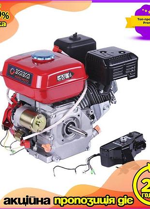 Двигатель бензиновый 170fe тата 7 л.с. с электростартером для мотоблока ohv25° 4т 212cc под конус tci -  ku-22