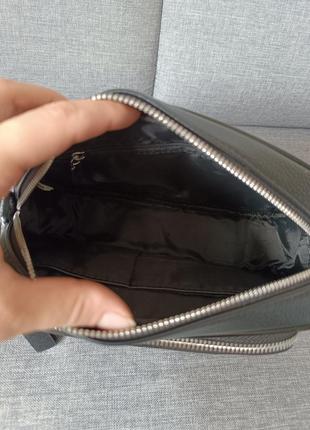 Стильная сумка от alex &amp; mia натуральная замша экокожа черная