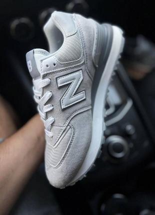 Женские кроссовки new balance 574 legacy light gray2 фото
