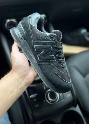 Мужские кроссовки new balance 574 legacy all black