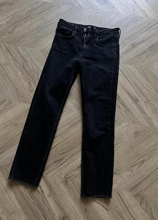 Чорні джинси zara 36р/s
