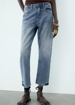 Джинси zara relaxed pant 34 36