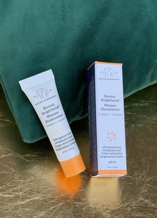 Маска для сияния кожи drunk elephant bouncy brightfacial, 5мл