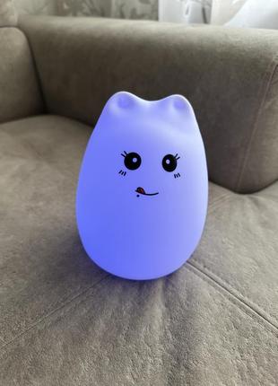 Силіконовий нічний кошеня