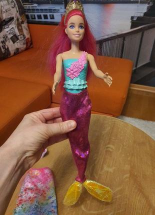 Кукла barbie русалка и принцесса, 2 в 1