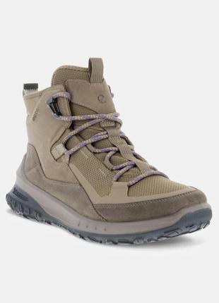 Зимние женские ботинки нубуковая кожа ecco ult-trn waterproof 38-39 размер