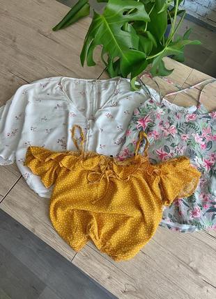 Блузки базовые классические (три вещи по цене одной)