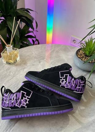 Кроссовки dc court graffik x black sabbath black женские подростковые
