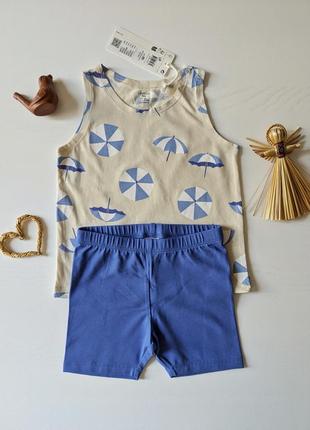 Ніжний комплект шорти і майка від шведського бренду lindex