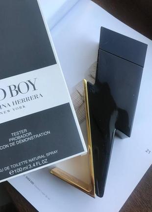 Розкішний аромат carolina herrera bad boy,100ml ( тестер,  оригінал!!!)франція🔥🤩😍
