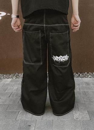 Нові широкі реп штани wexwear 3pm / rap sk8 pants реп джинси baggy