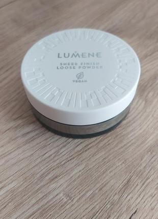 Lumene рассыпчатая пудра для лица