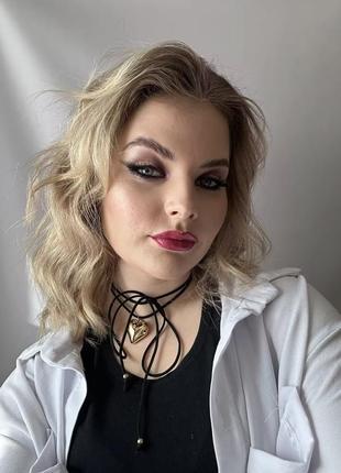 Подвеска на шею сердечко