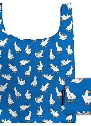 Сумка для покупок складная гуси 35х53 см (av_24j034)