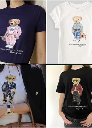 Футболка polo ralph lauren bear (с мишкой)