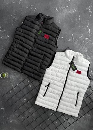Чоловіча демісезонна жилетка безрукавка hugo boss