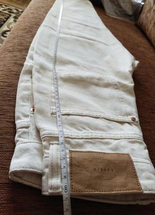 Белые джинсы деним h&m в стиле мам2 фото