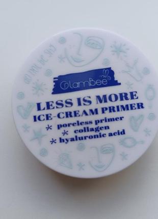 Праймер для обличчя glembee less is more ice-cream primer, 15г💙