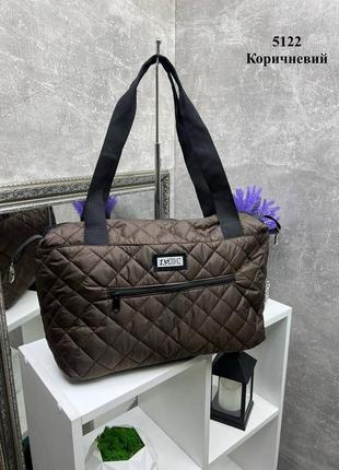 Стеганая плащевка сумка2 фото