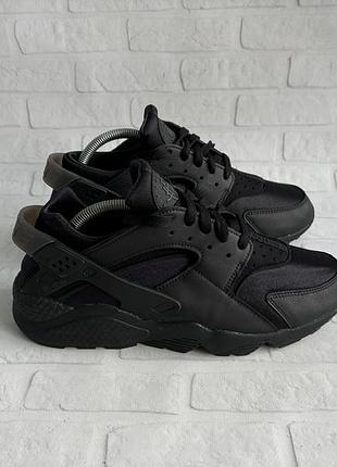 Черные кроссовки nike air huarache black 44 черные кроссовки оригинал
