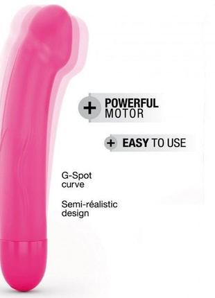 Вибратор dorcel real vibration m magenta 2.0, диам 3,7см, перезаряжаемый, для точки g