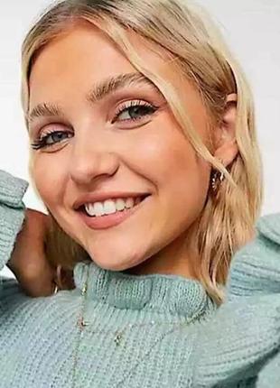 Topshop blue freel knitted jumper 🩵💚🩶