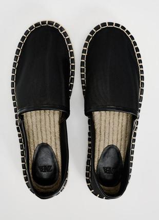 Балетки еспадрильї в сіточку zara