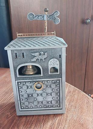 Музыкальная металлическая шкатулка для сигарет
