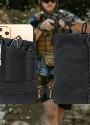 Тактический edc мини-кошелек kosibate для повседневного использования с системой «молле»