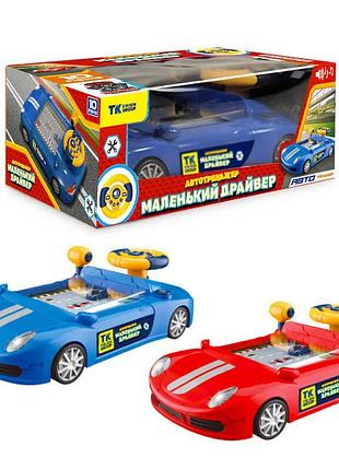 Автотренажер “маленький драйвер” 99648  "tk group", озвучивание укр, звук, подсветка