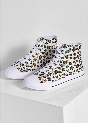 Sale🔥 крутые кеды от boohoo англия р.37 леопарды ;)