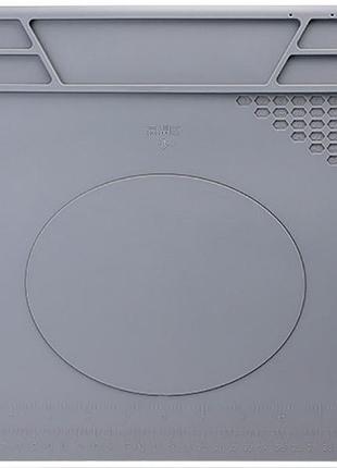Теплоизоляционный силиконовый коврик telijia te-616 для пайки и ремонта техники / 400x290 мм