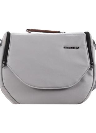 Універсальна сумка т6 екошкіра сумка для коляски t6 02 *luca* срібло