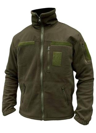 Флісова кофта tactic олива