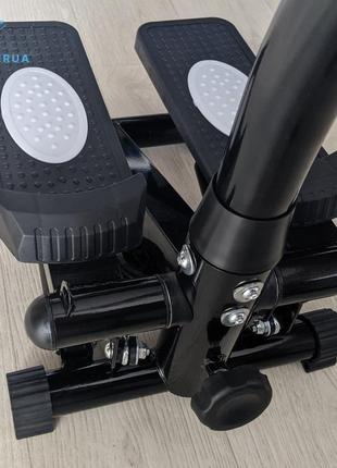 Качественный новый степпер с высокой ручкой домашний фитнес кардио тренажер