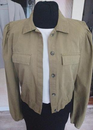 Актуальная укороченная блуза, пиджак, жакет